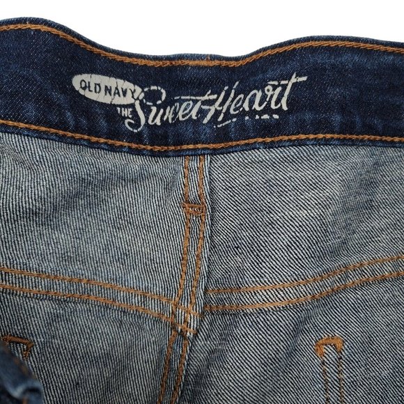 Old Navy Jeans Women's Sweetheart High Rise Denim Straight Leg Blue Size 16 - Picture 7 of 11